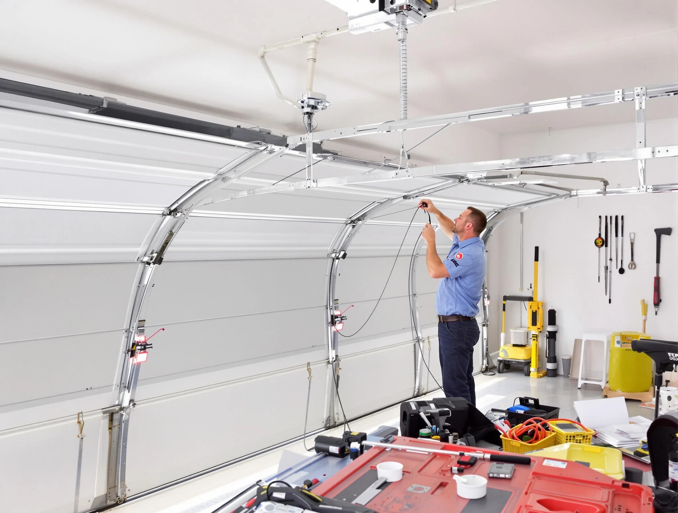 Garage door cable repair service by Bosque Farms Garage Door Repair in Bosque Farms