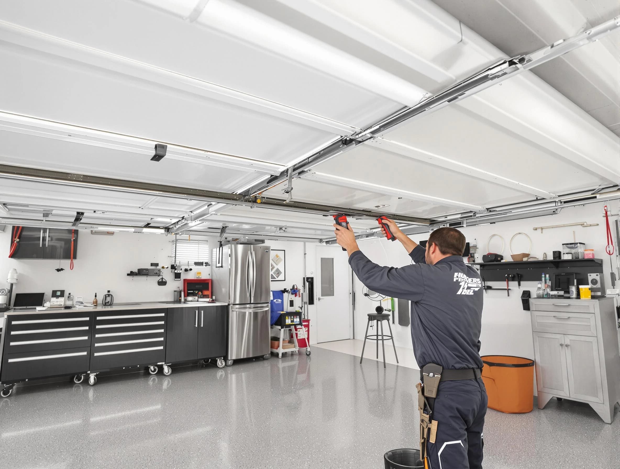 Overhead garage door repair service by Bosque Farms Garage Door Repair in Bosque Farms