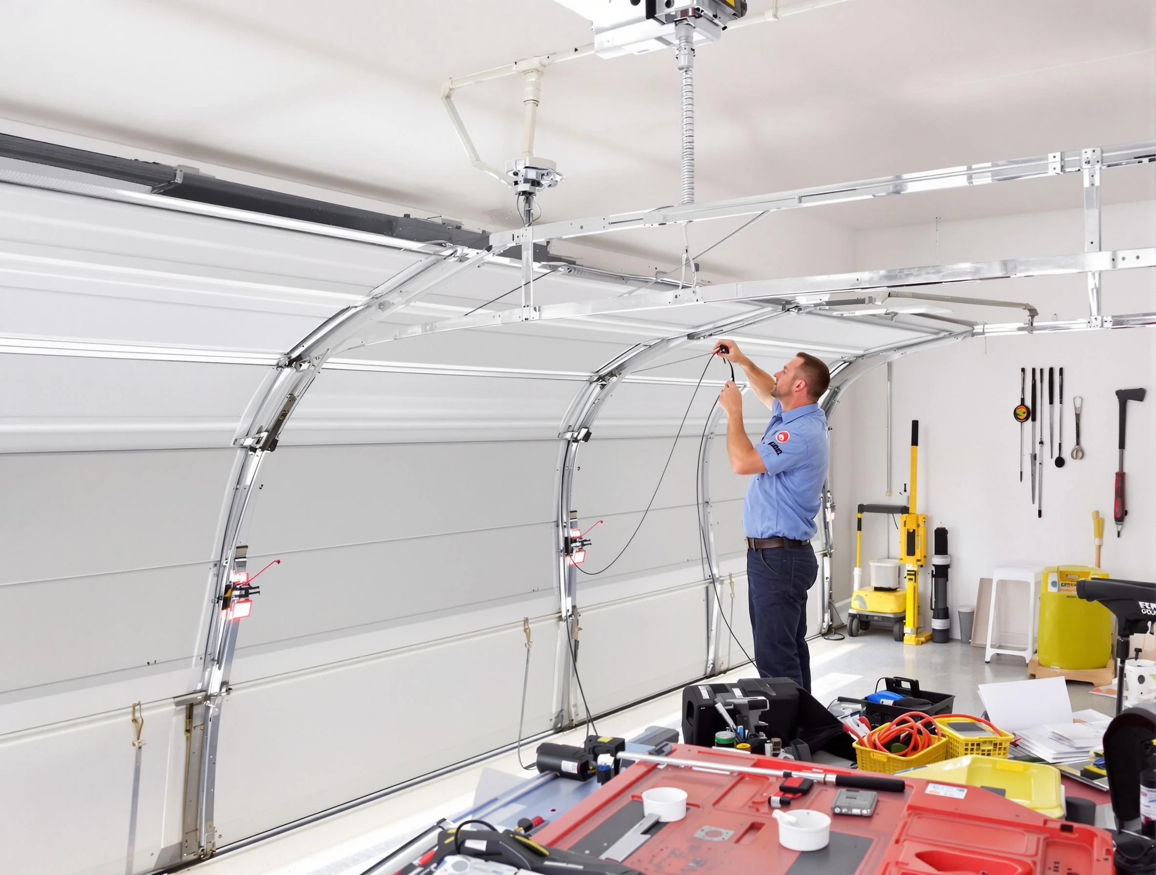 Garage door cable repair service by Bosque Farms Garage Door Repair in Bosque Farms
