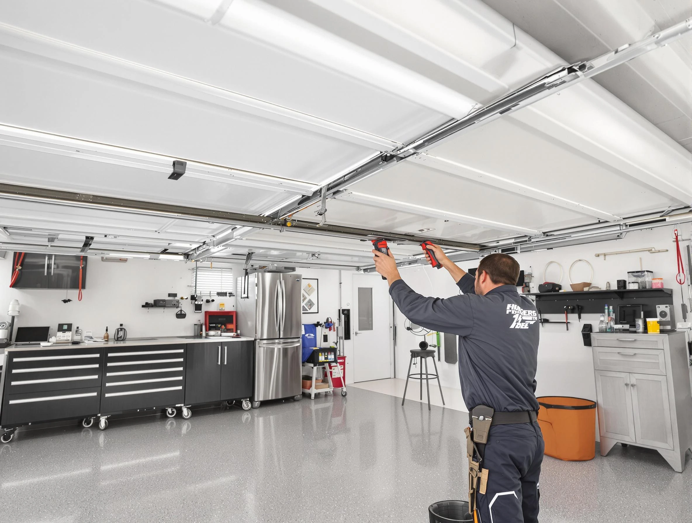 Overhead garage door repair service by Bosque Farms Garage Door Repair in Bosque Farms